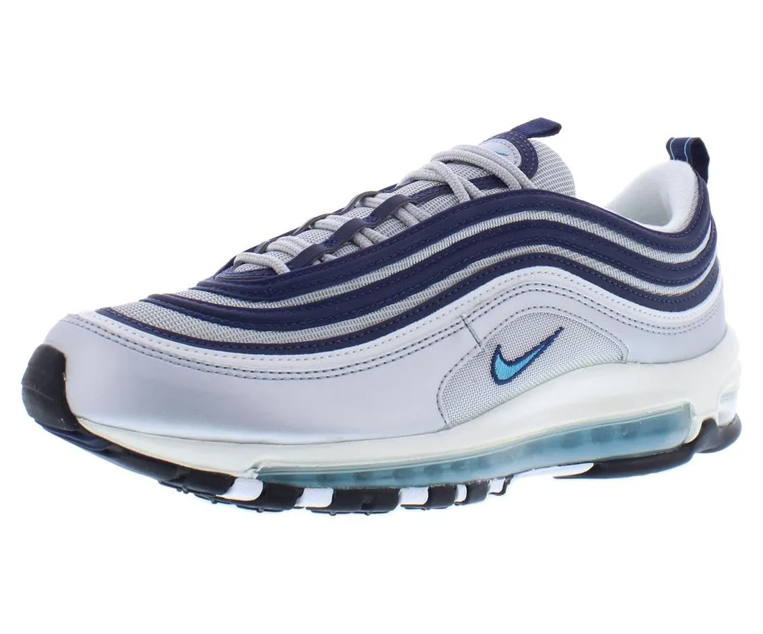 Nike Air Max 97 Black/Clear Emerald-White Argento Metallizzato Blu Cloro 47.5 EU - immagine 1