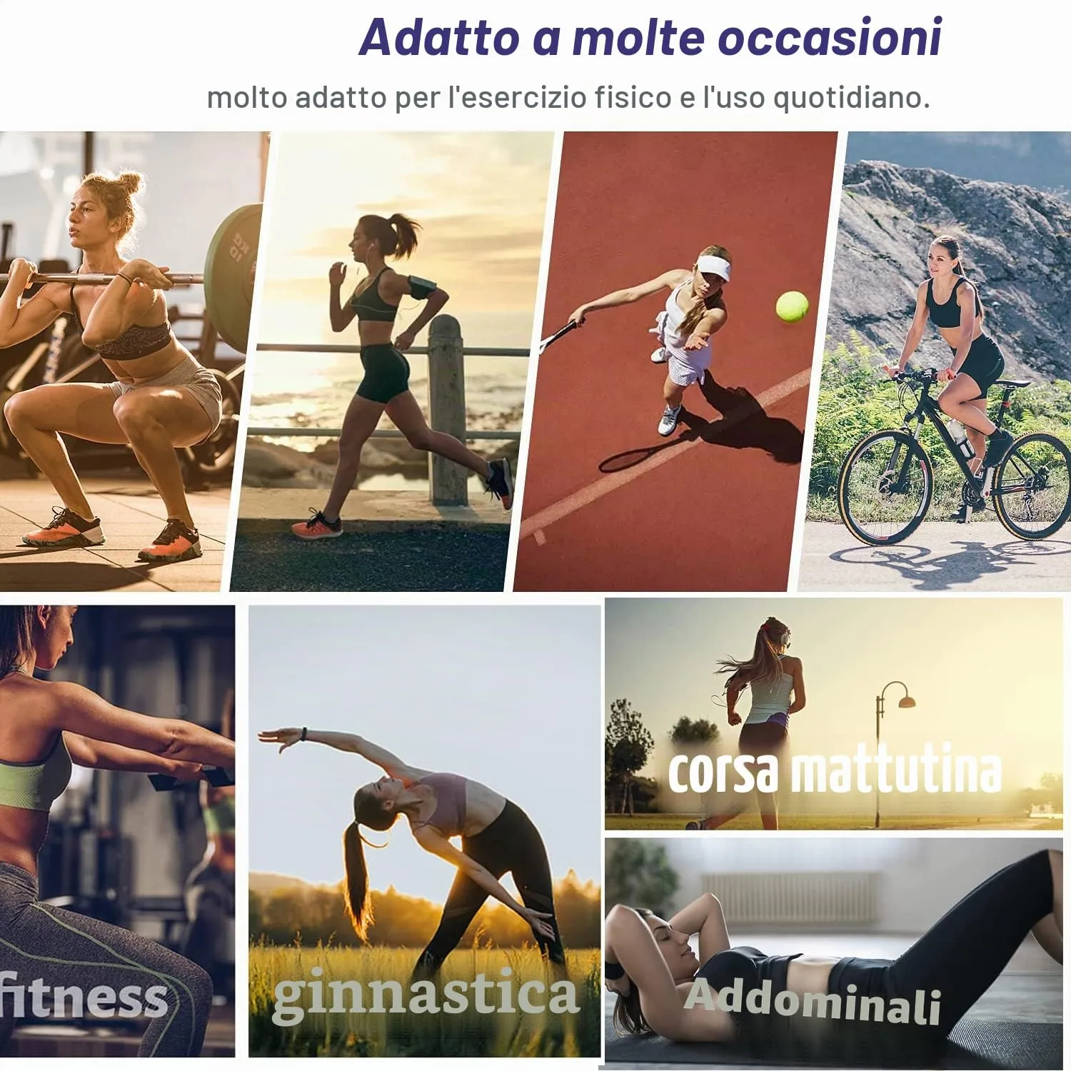 XDSP Pantaloncini Sportivi da Donna Yoga a Vita Alta con Tasche Laterali - immagine 6