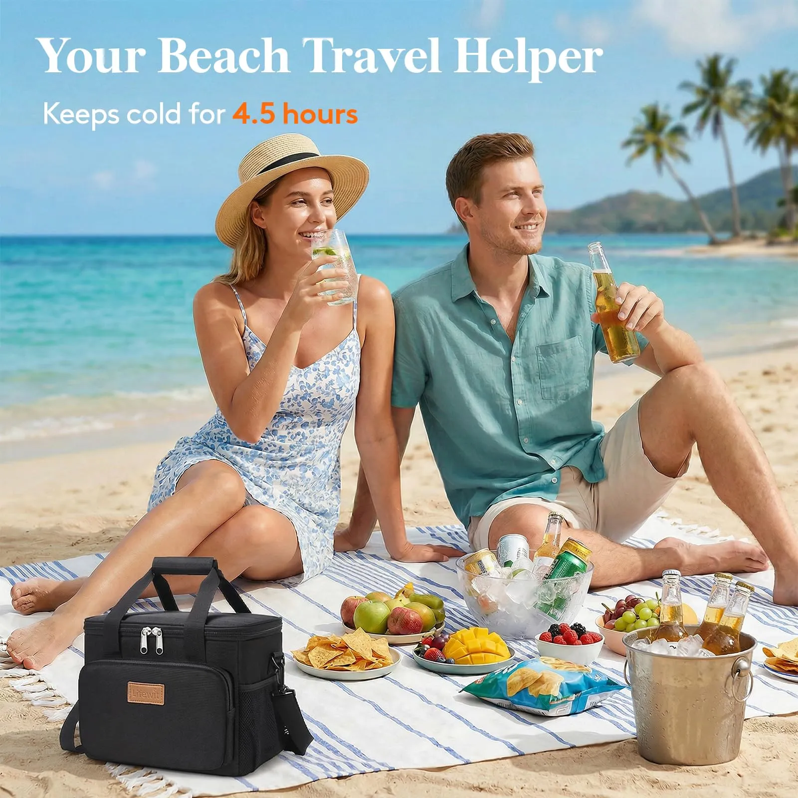 Lifewit Borsa Termica Porta Pranzo 9L - immagine 2