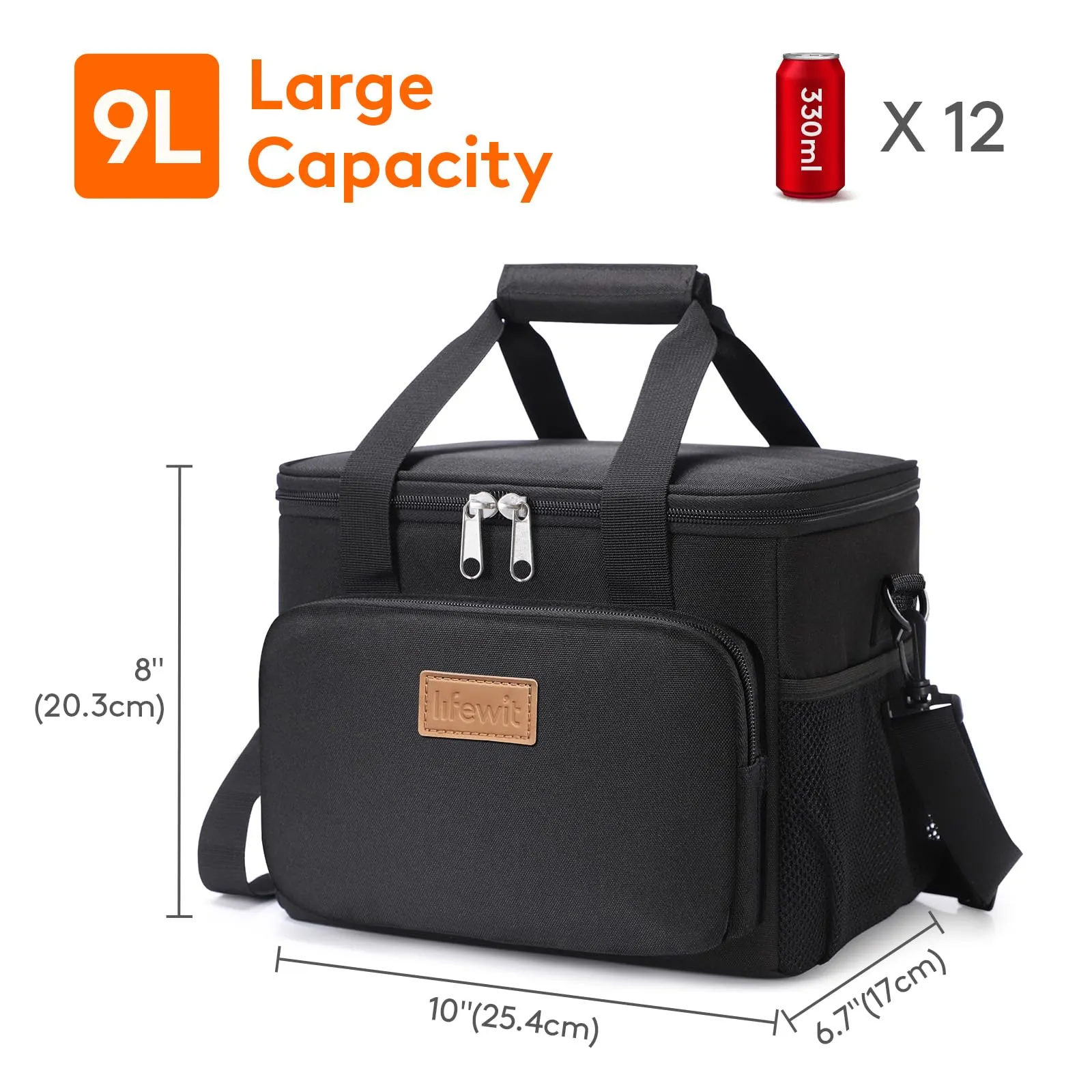 Lifewit Borsa Termica Porta Pranzo 9L - immagine 4