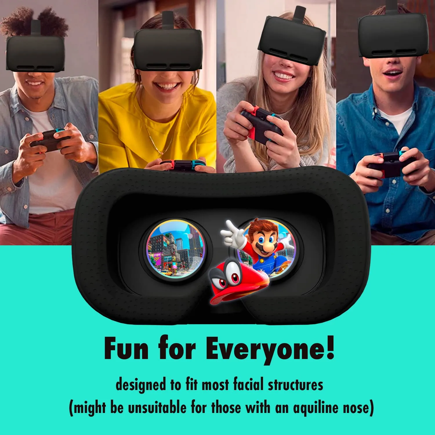 Orzly Occhiali 3D VR per Nintendo Switch e Switch OLED - immagine 4