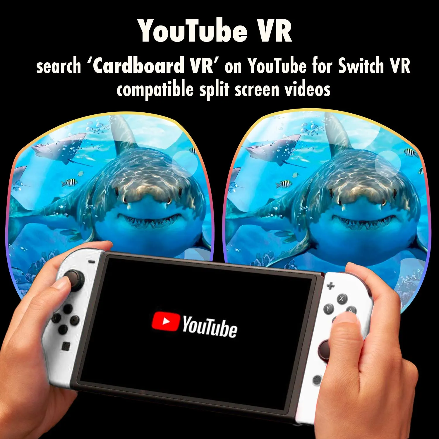 Orzly VR Headset per Nintendo Switch e Switch OLED, lenti regolabili, Bianco - immagine 7