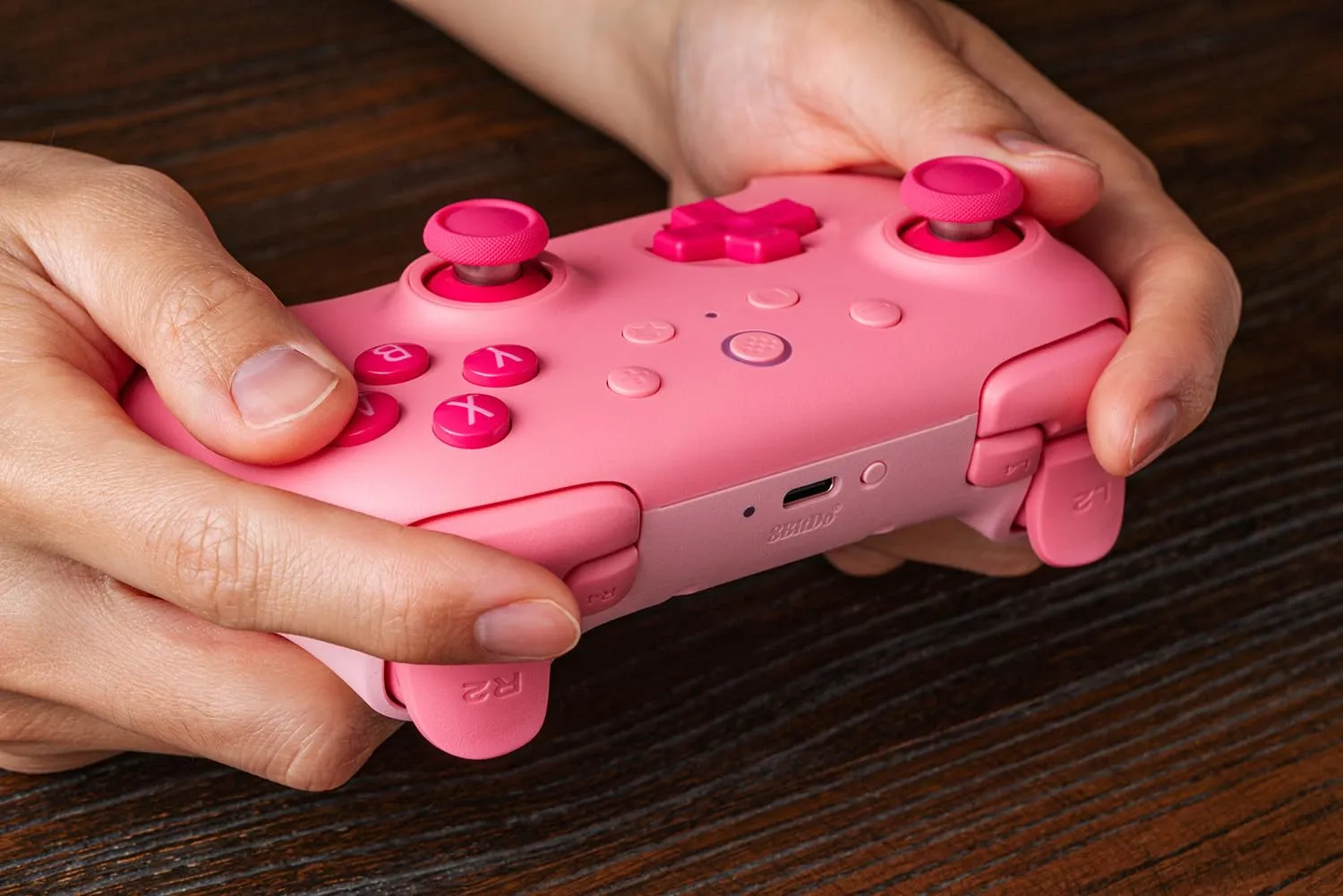 8BitDo Ultimate 2C Bluetooth Controller for Switch, Hall Effect Joysticks (Pink) - immagine 7