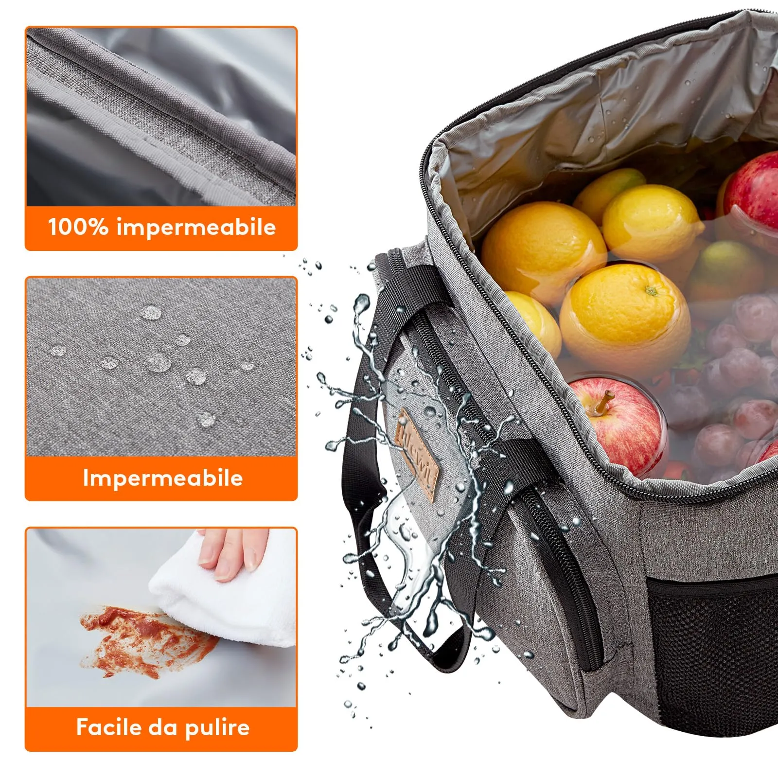 Lifewit Borsa Termica Porta Pranzo 15L - immagine 5