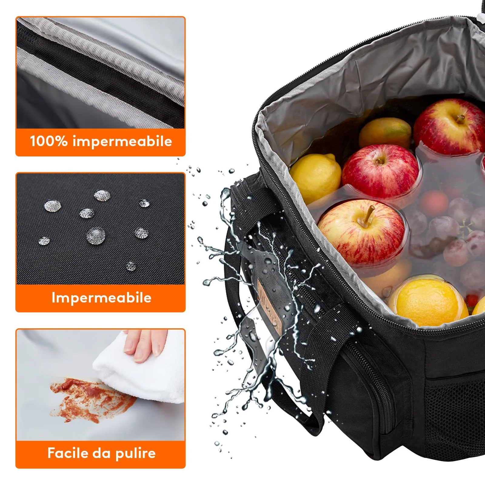 Lifewit Borsa Termica Porta Pranzo 15L - immagine 5