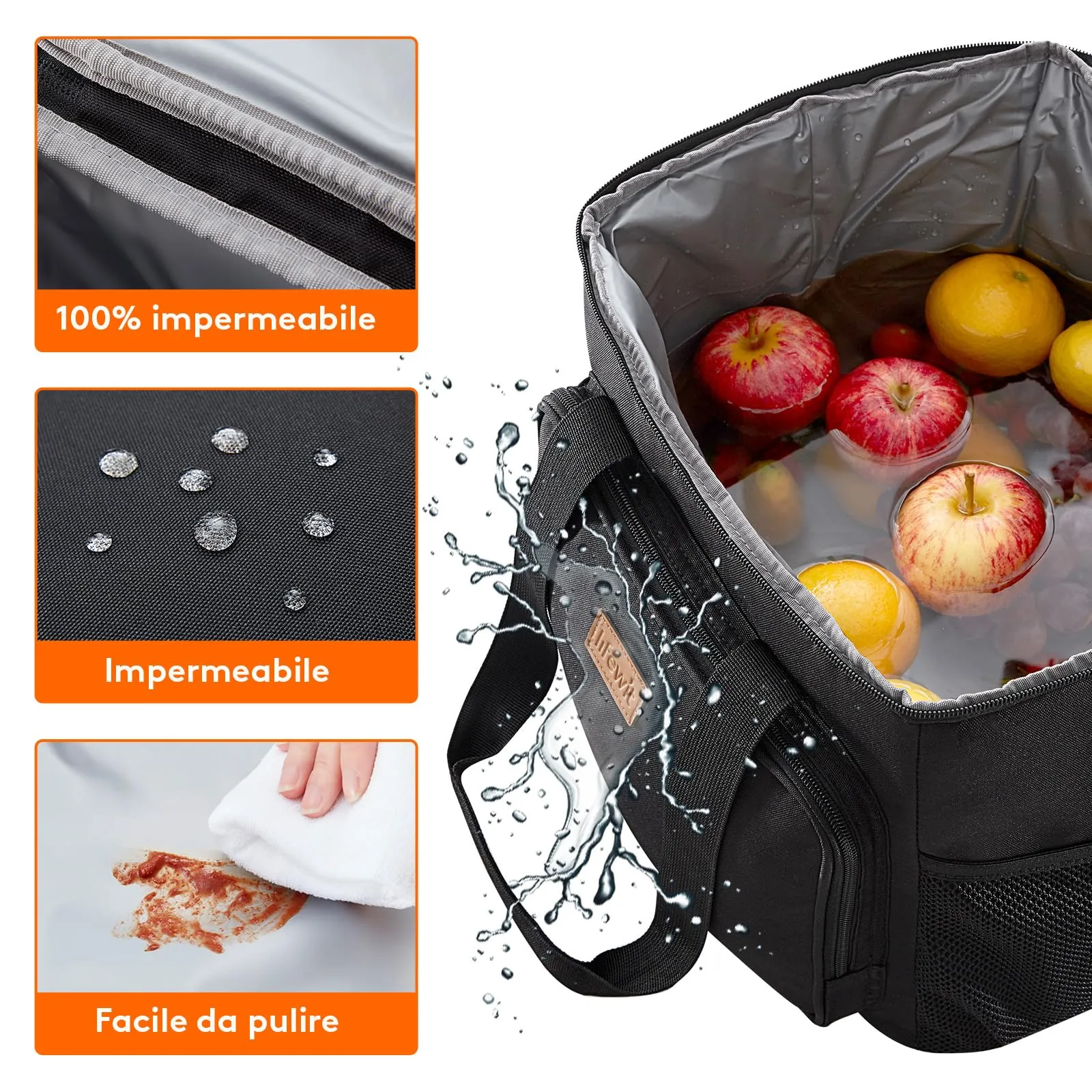 Lifewit Borsa Termica Porta Pranzo 24L - immagine 6