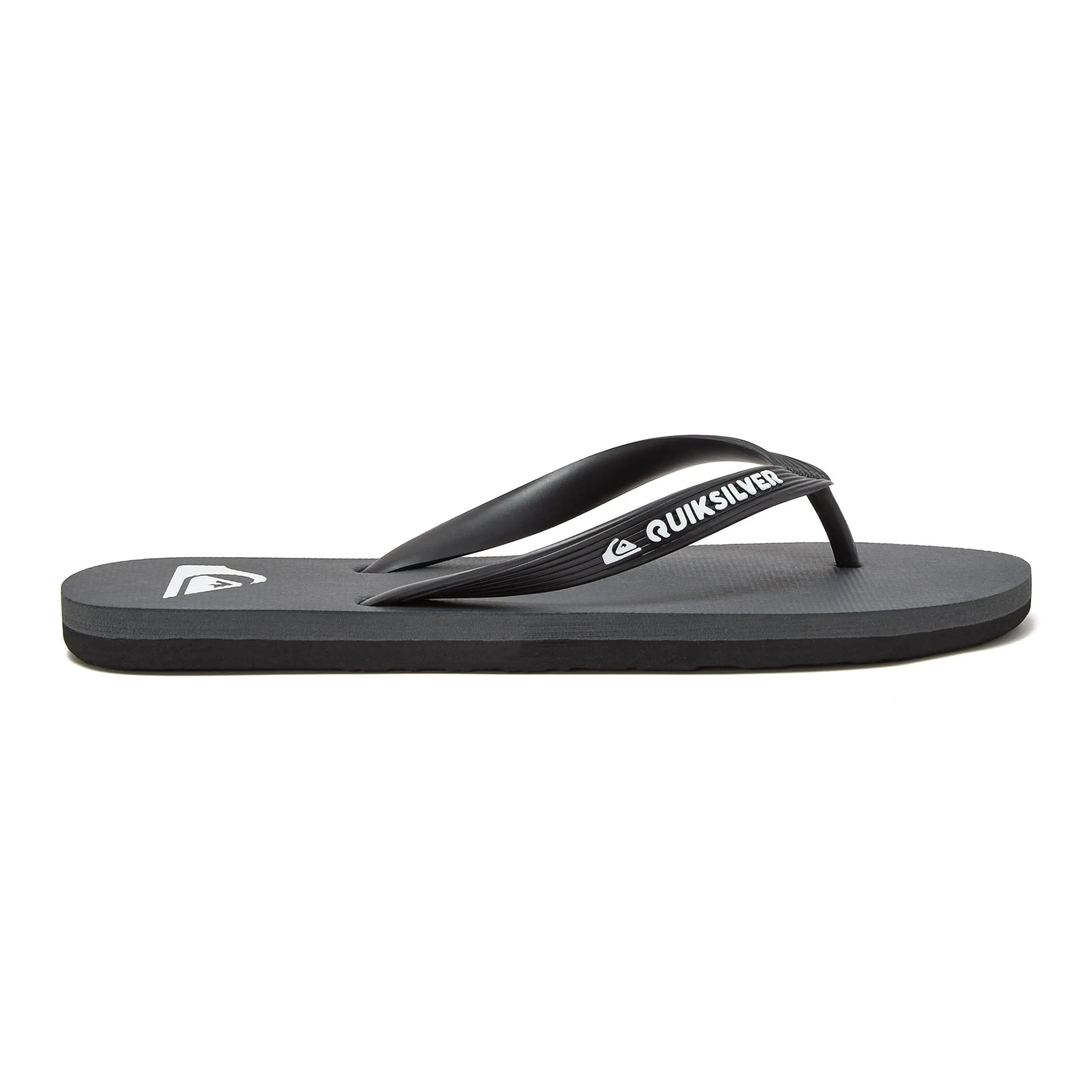 Quiksilver Men's Molokai 3 Point Flip Flop Sandals, Grey 1, Size 12 - immagine 2
