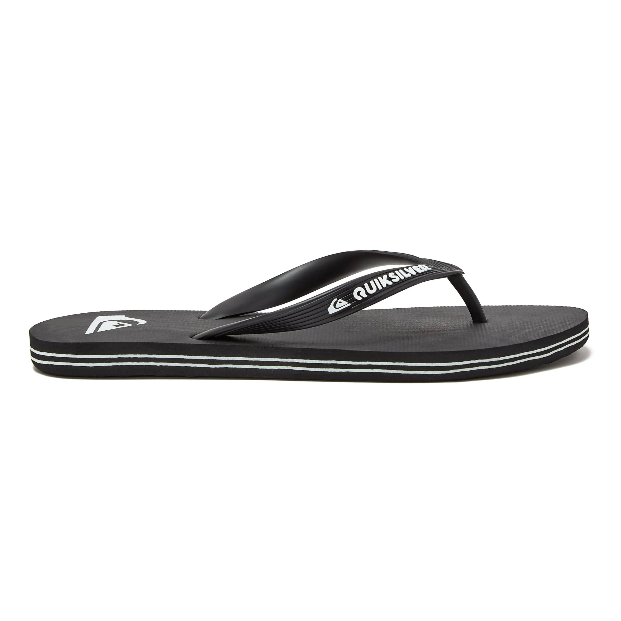 Quiksilver Molokai Infradito da Uomo, Nero Bianco, 41 EU - immagine 2