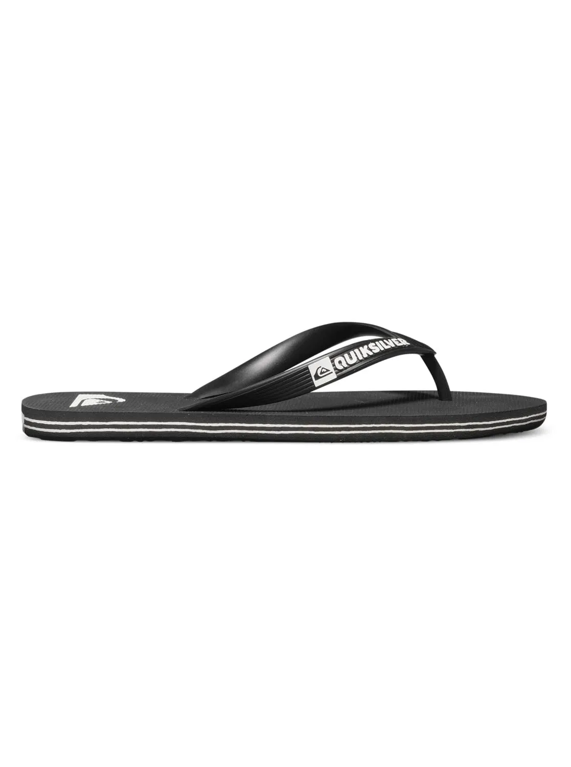 Quiksilver Molokai Men's Sandals, Black Black White Xkkw, 47 EU - immagine 2