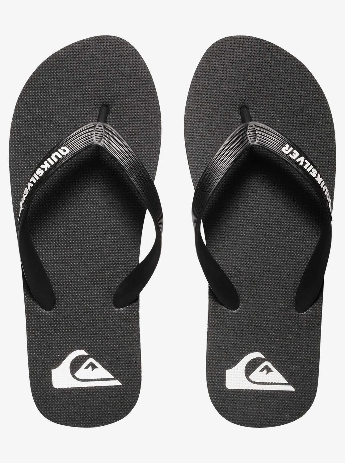 Quiksilver Molokai Men's Sandals, Black Black White Xkkw, 47 EU - immagine 6