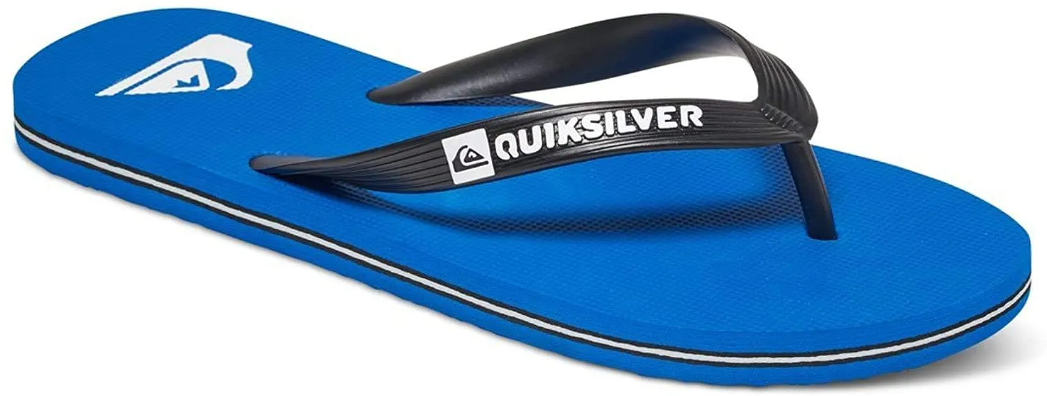 Quiksilver Molokai Men's Sandals, Black Blue, 39 EU - immagine 10