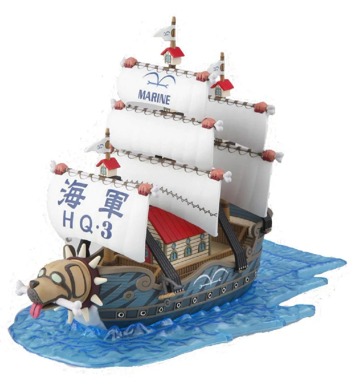 Bandai Spirits Grand Ship Collection Monkey D. Garp's Marine Ship G50574231 - immagine 4