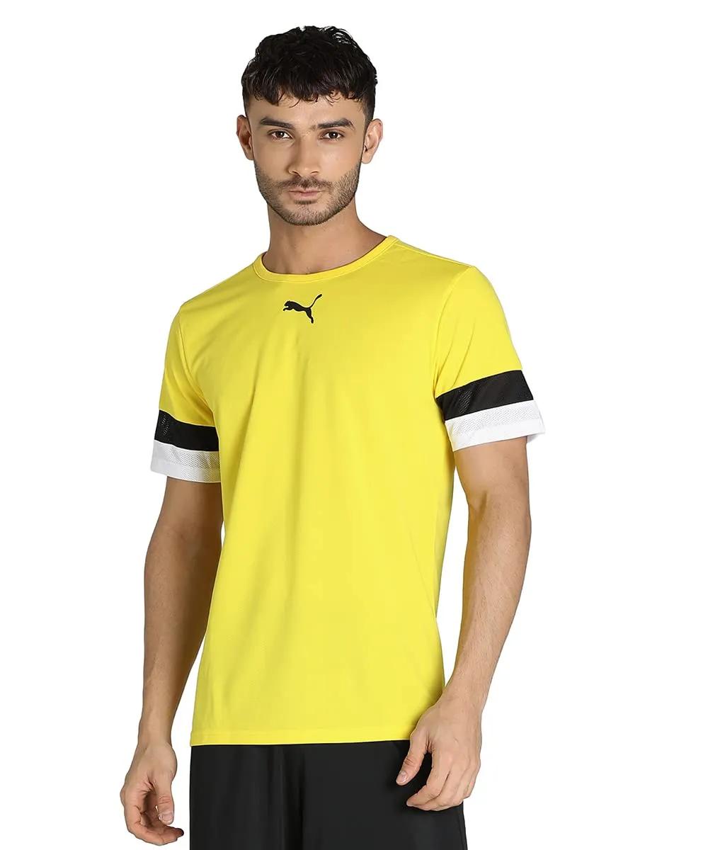 Puma Men's T-Shirt, Cyber Yellow Puma Black White, 3XL - immagine 1