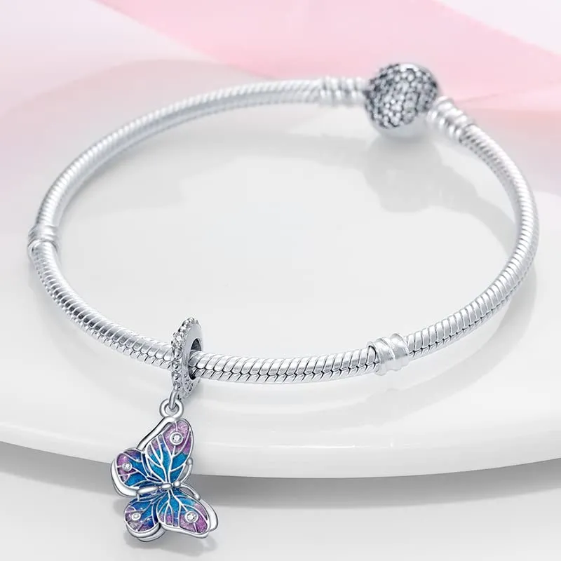 TINSLO Bead Charm in Argento Sterling 925 con Cubic Zirconia, Compatibile con Braccialetti e Collane Europei - immagine 3
