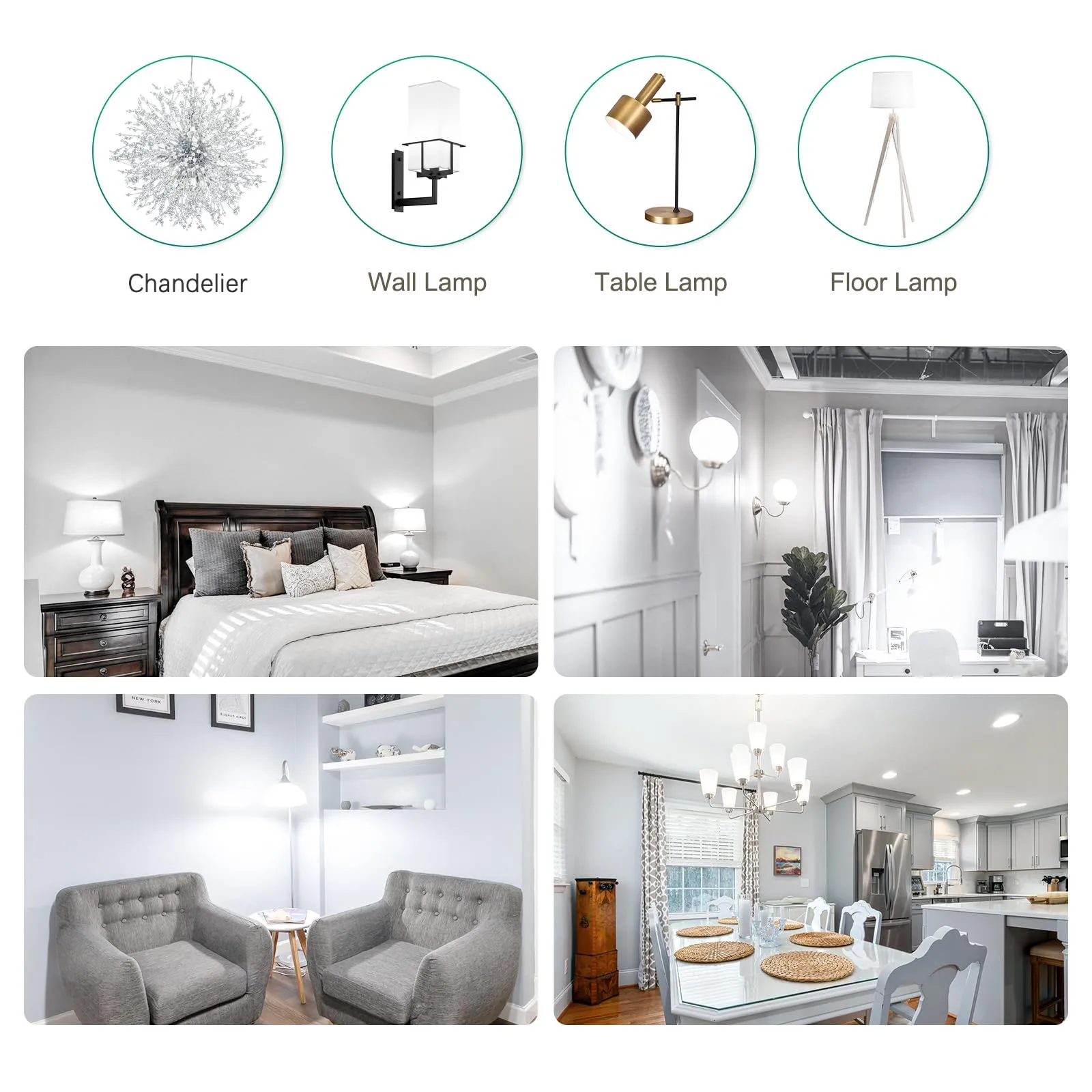 DiCUNO Lampadina LED E14 8W 6000K 1000lm, 2 Pezzi - immagine 8