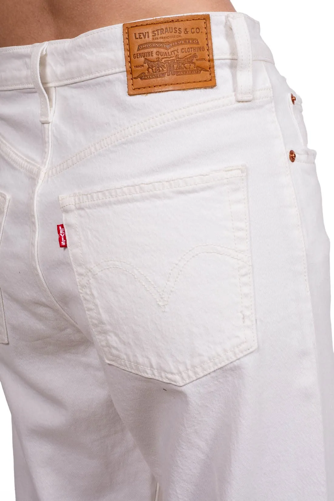 Levi's Ribcage Straight Ankle Jeans, Cloud Over, 24W / 29L Donna - immagine 5
