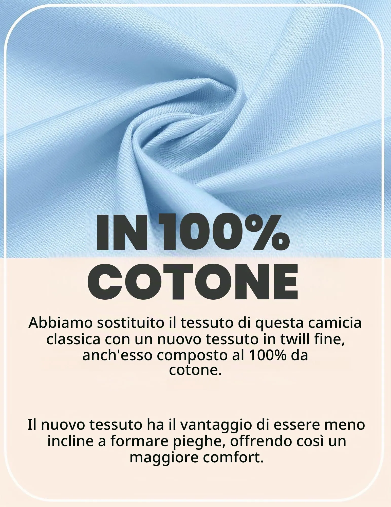 Hotouch Camicetta da Donna in Cotone, Manica a 3/4, Scollo a V, Slim Fit, Blu Mare, M - immagine 4