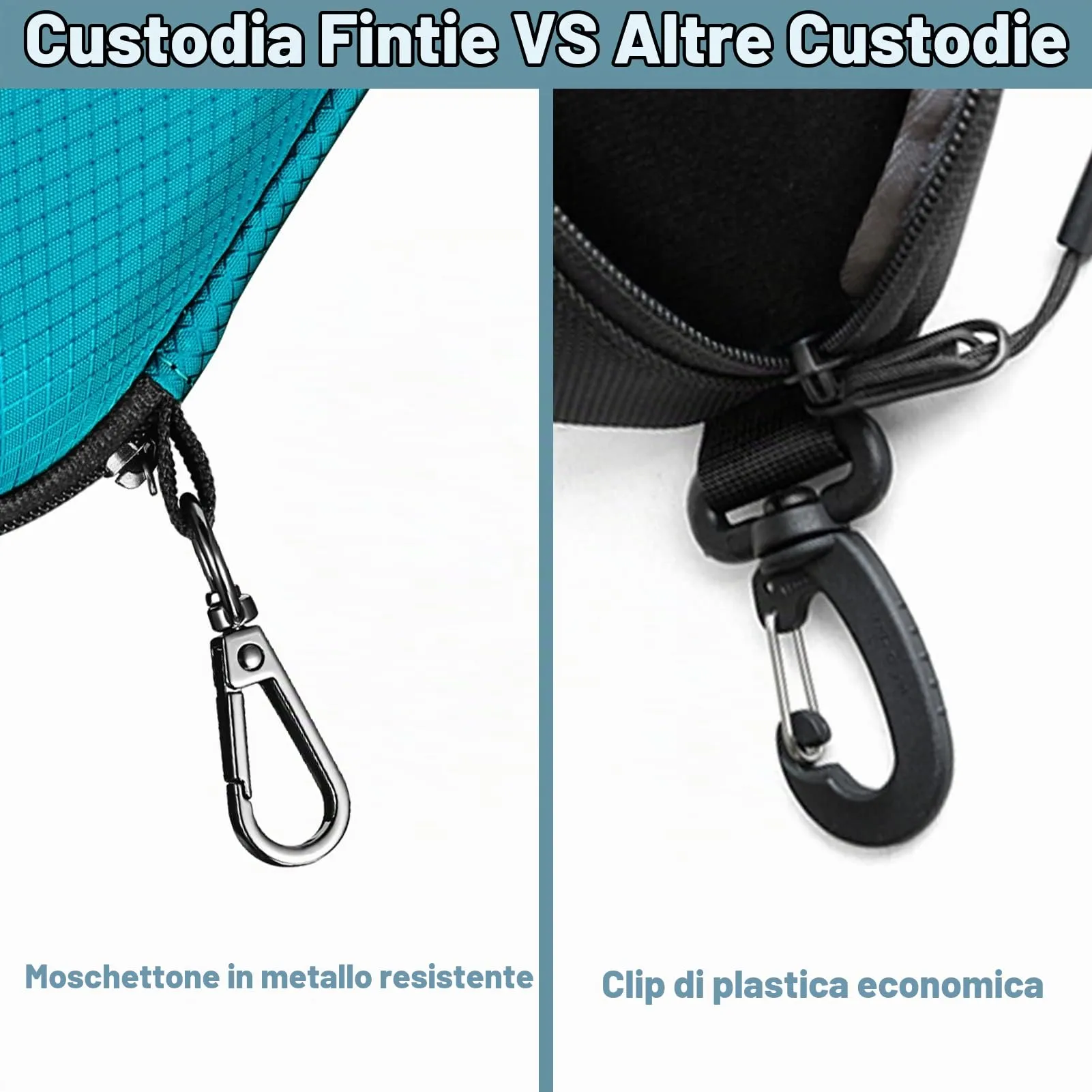 FINTIE Custodia Rigida per Occhiali da Sole e Vista AGSB140-ASM - immagine 6