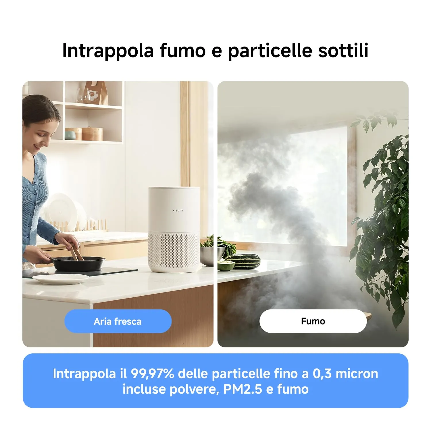 Xiaomi Smart Air Purifier 4 Compact, Filtro HEPA - immagine 12