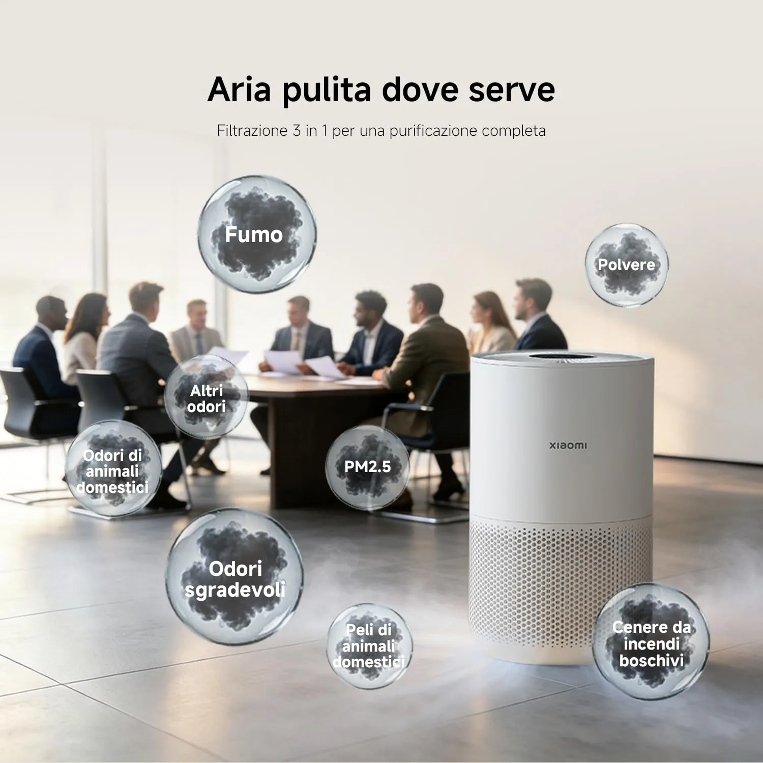 Xiaomi Smart Air Purifier 4 Compact, Filtro HEPA - immagine 13