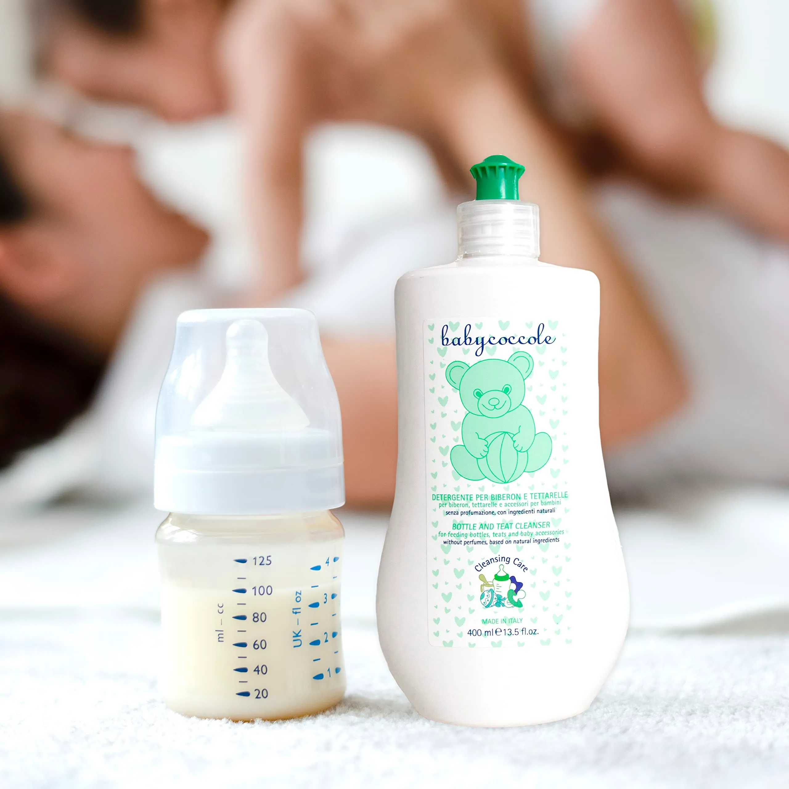 Babycoccole Detergente per Biberon, Ciucci e Tettarelle con Enzimi di Origine Naturale, Senza Profumo - 400ml - immagine 4