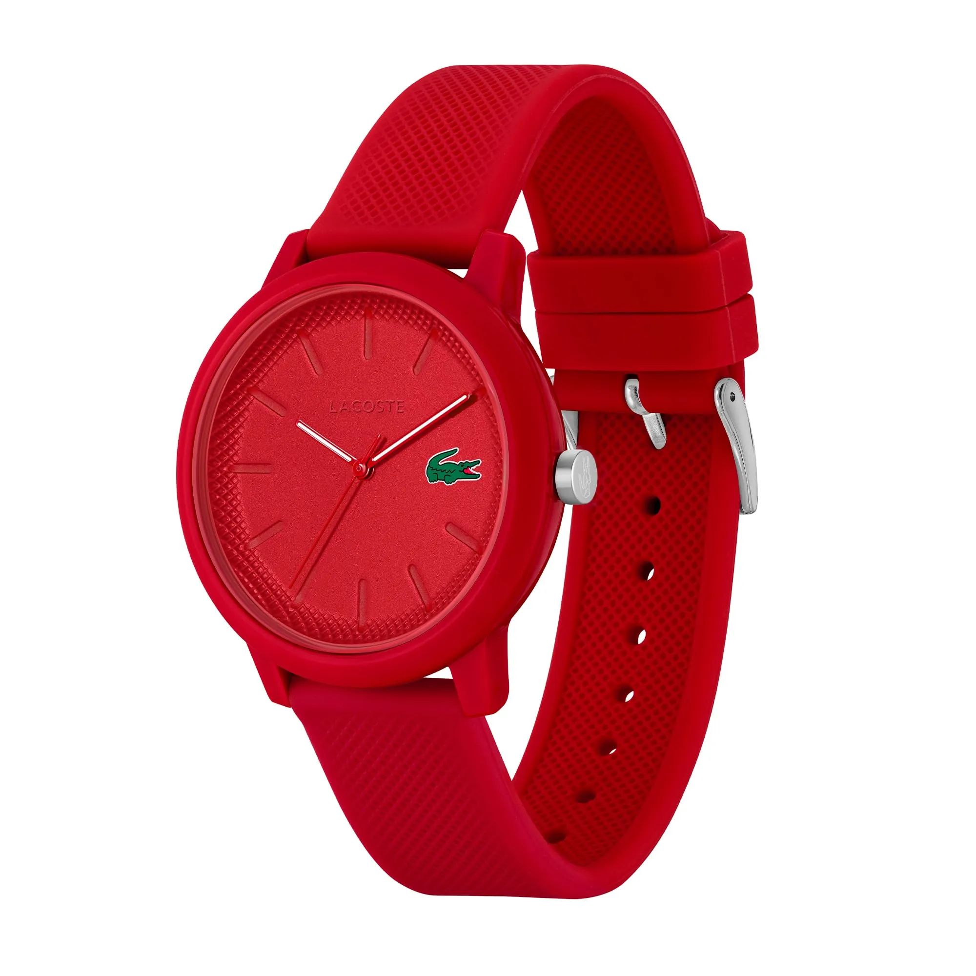 Lacoste 12.12 Orologio Analogico al Quarzo da Uomo con Cinturino in Silicone Rosso - 2011173 - immagine 2