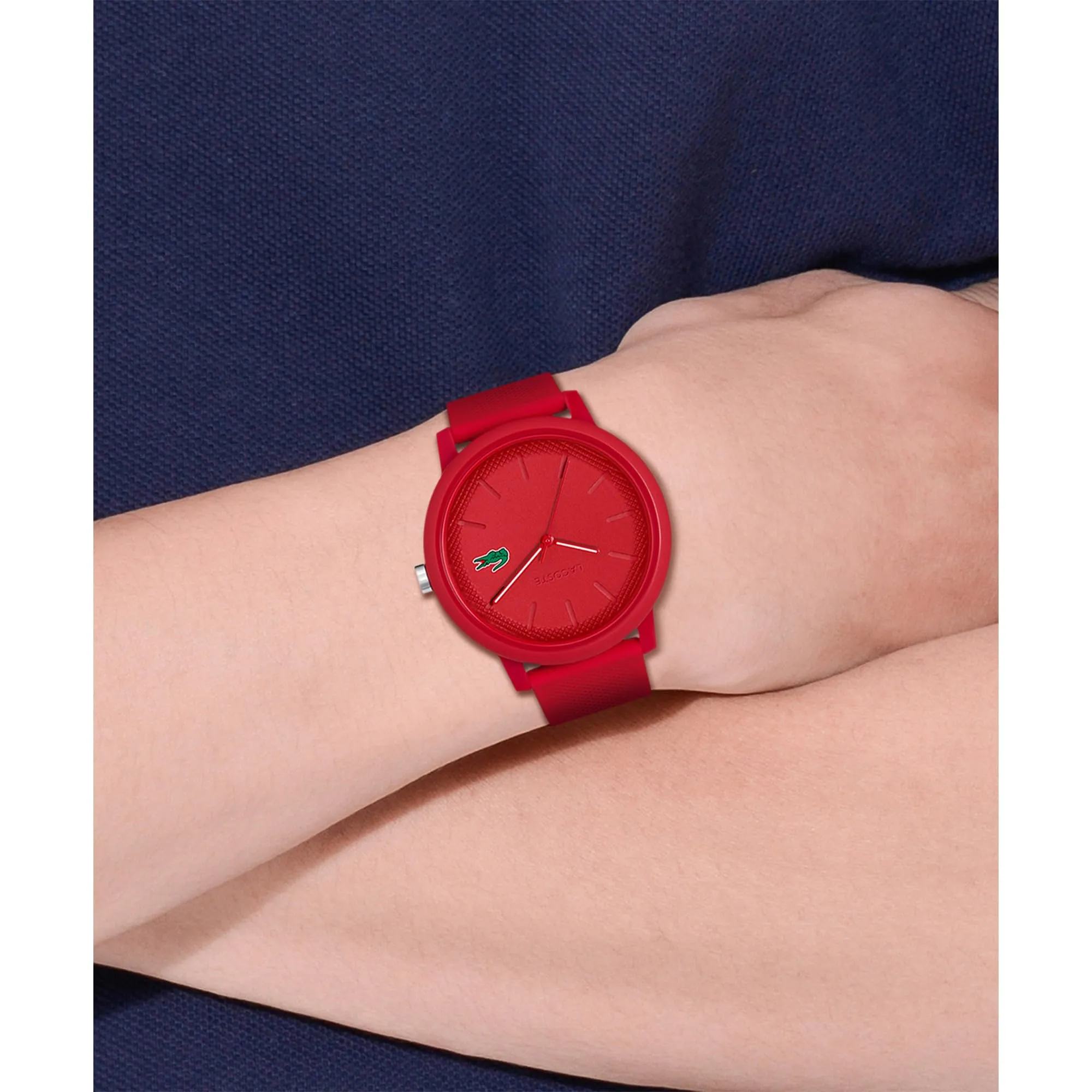 Lacoste 12.12 Orologio Analogico al Quarzo da Uomo con Cinturino in Silicone Rosso - 2011173 - immagine 4