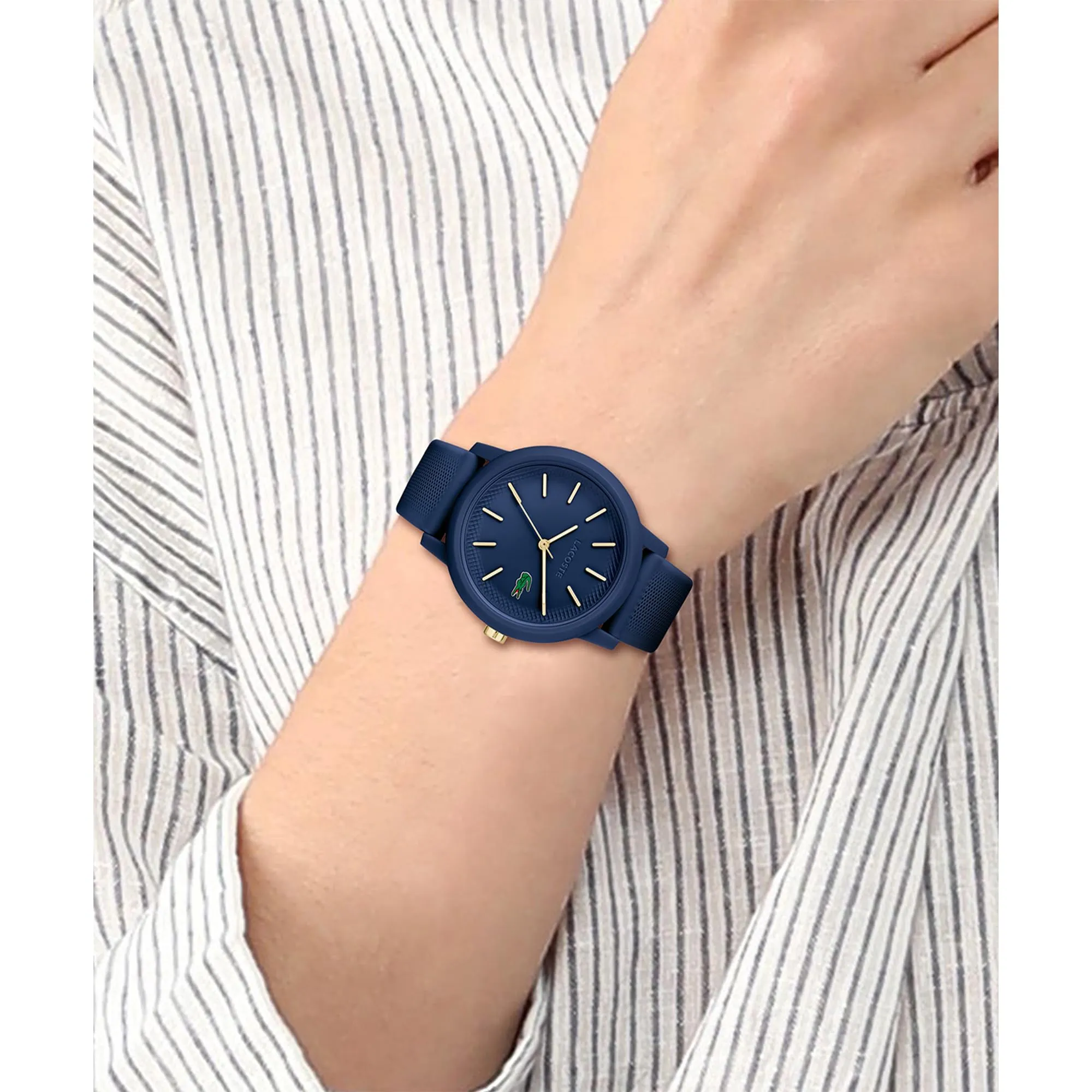 Lacoste 12.12 Orologio Analogico da Donna Cinturino Silicone Blu Navy 2001271 - immagine 4