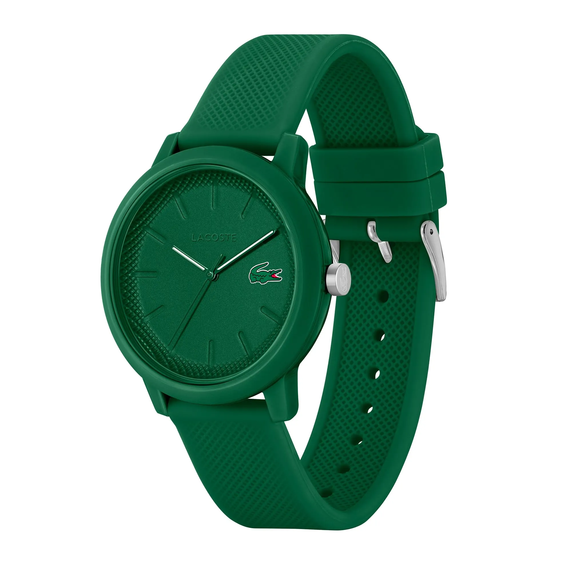 Lacoste 12.12 Analog Quartz Men's Watch - Green Silicone Strap - 2011170 - immagine 2