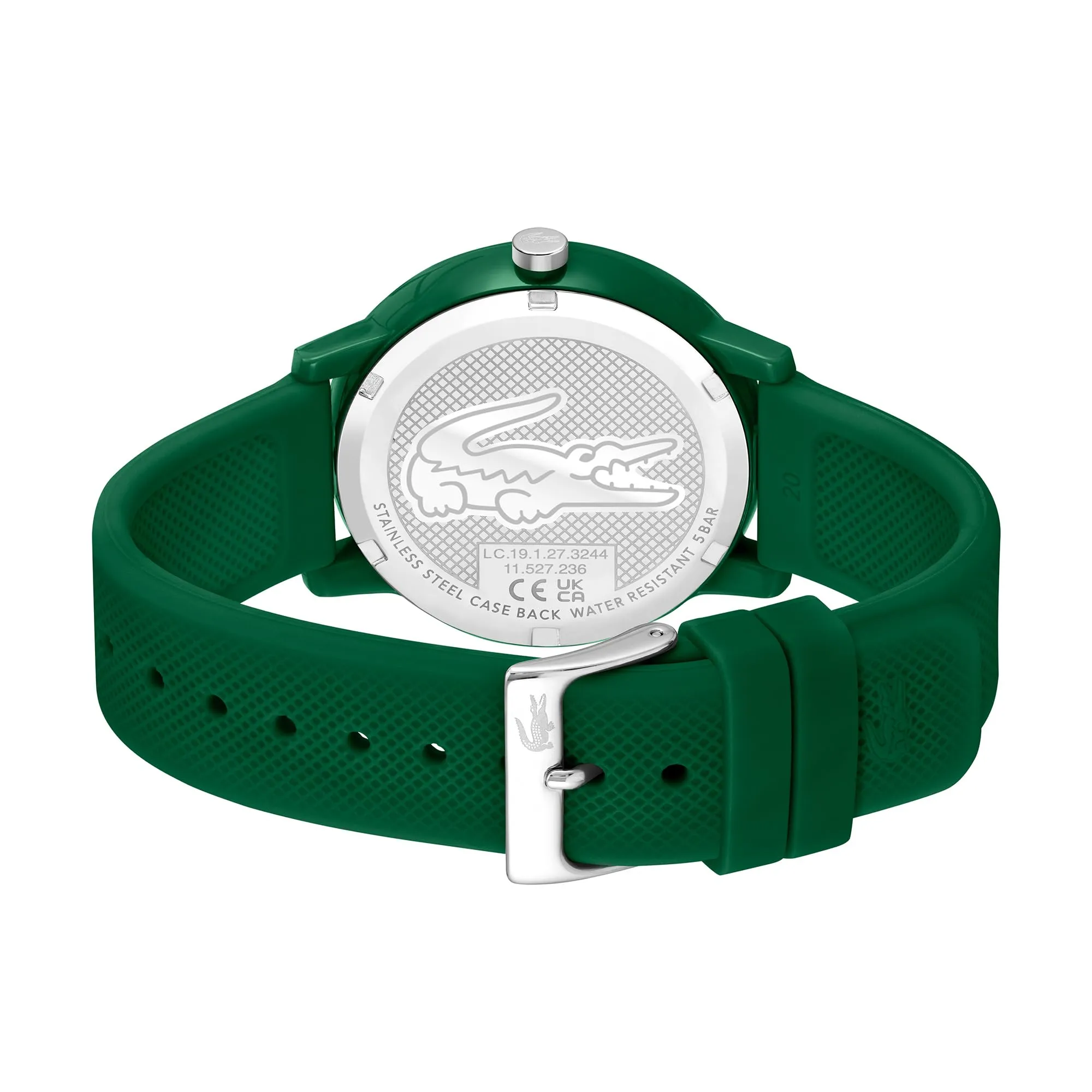 Lacoste 12.12 Analog Quartz Men's Watch - Green Silicone Strap - 2011170 - immagine 3