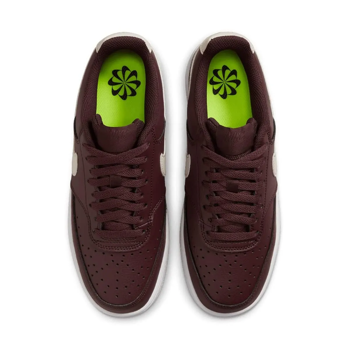 Nike Court Vision Donna Burgundy Crush Light Bone White DH3158-601 36.5 EU - immagine 6