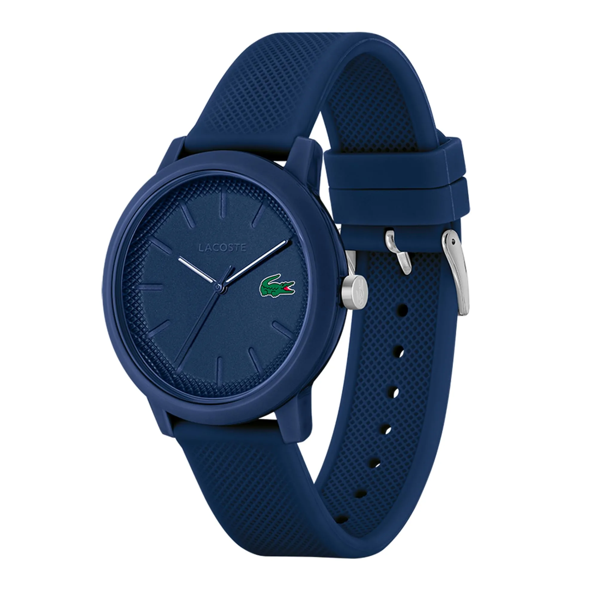Lacoste 12.12 Orologio Analogico al Quarzo da Uomo, Cinturino in Silicone Blu Navy - 2011172 - immagine 2