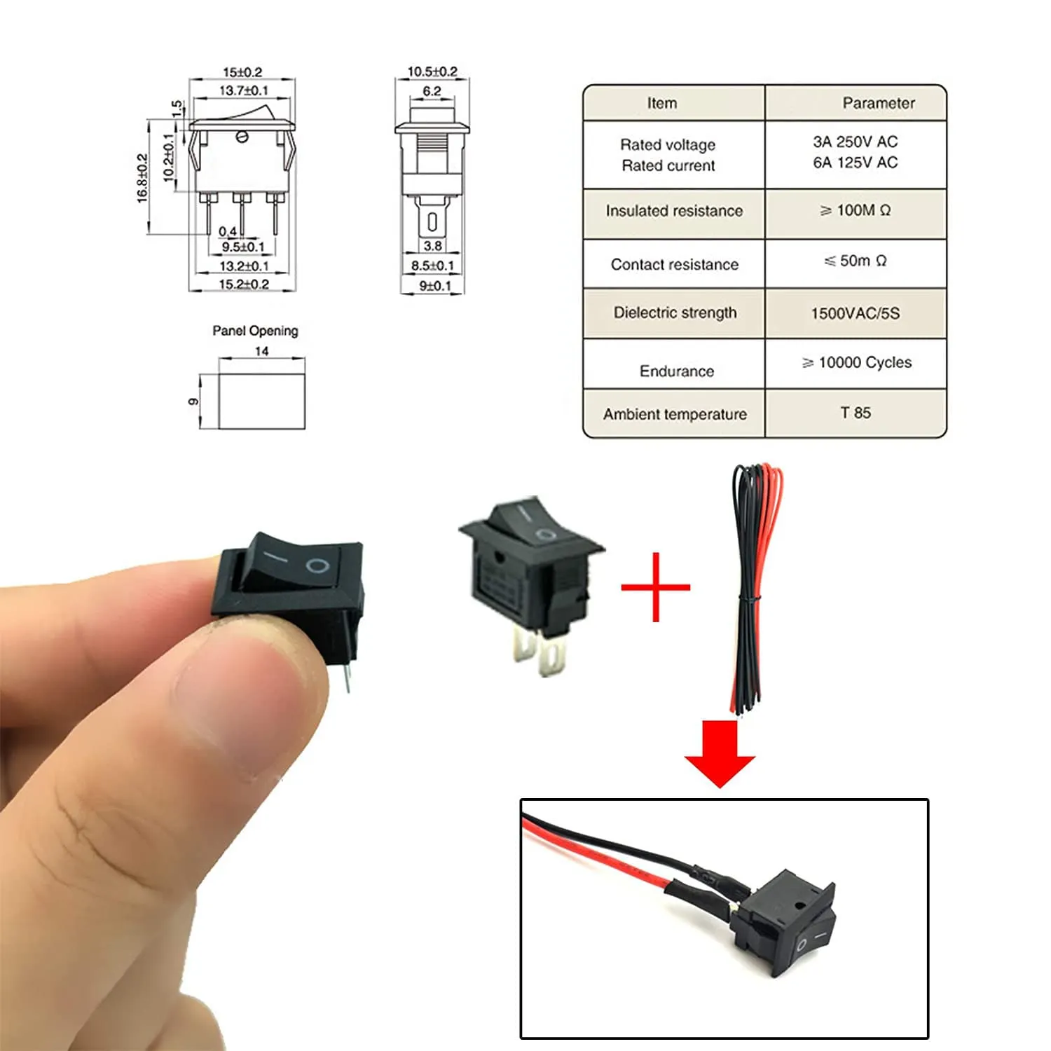 RUNCCI-YUN DC Motor Model Kit 8 Pieces, 1.5V-3V 12000-15000 RPM, includes Rocker Switches, Propellers, and AA Battery Holders for DIY Cars and Boats (130 Mini Motors) - immagine 4