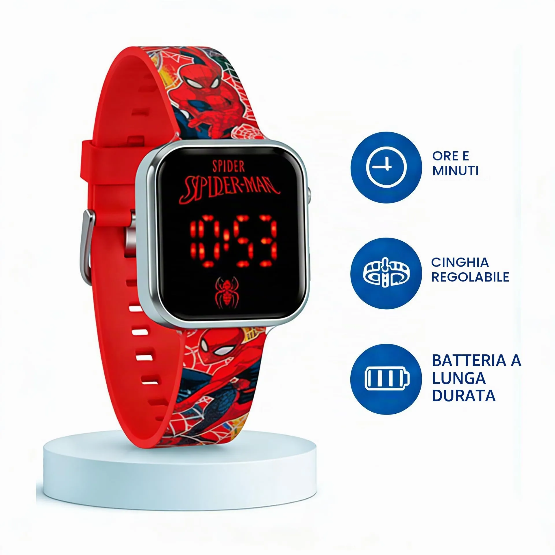 Marvel Kids Euroswan Spiderman LED Watch SPD4800 - immagine 2