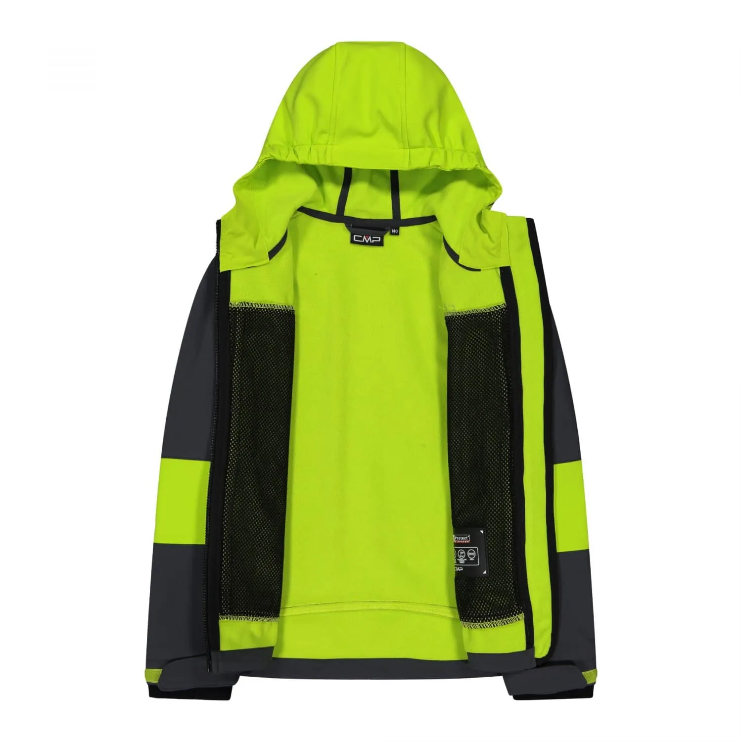 CMP Giacca Softshell Bambini Titanio-Acido 140 - immagine 4