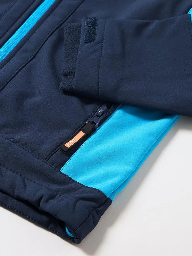 CMP Giacca in Softshell da Bambini, B.Blue-Danubio 098, 110 - immagine 3