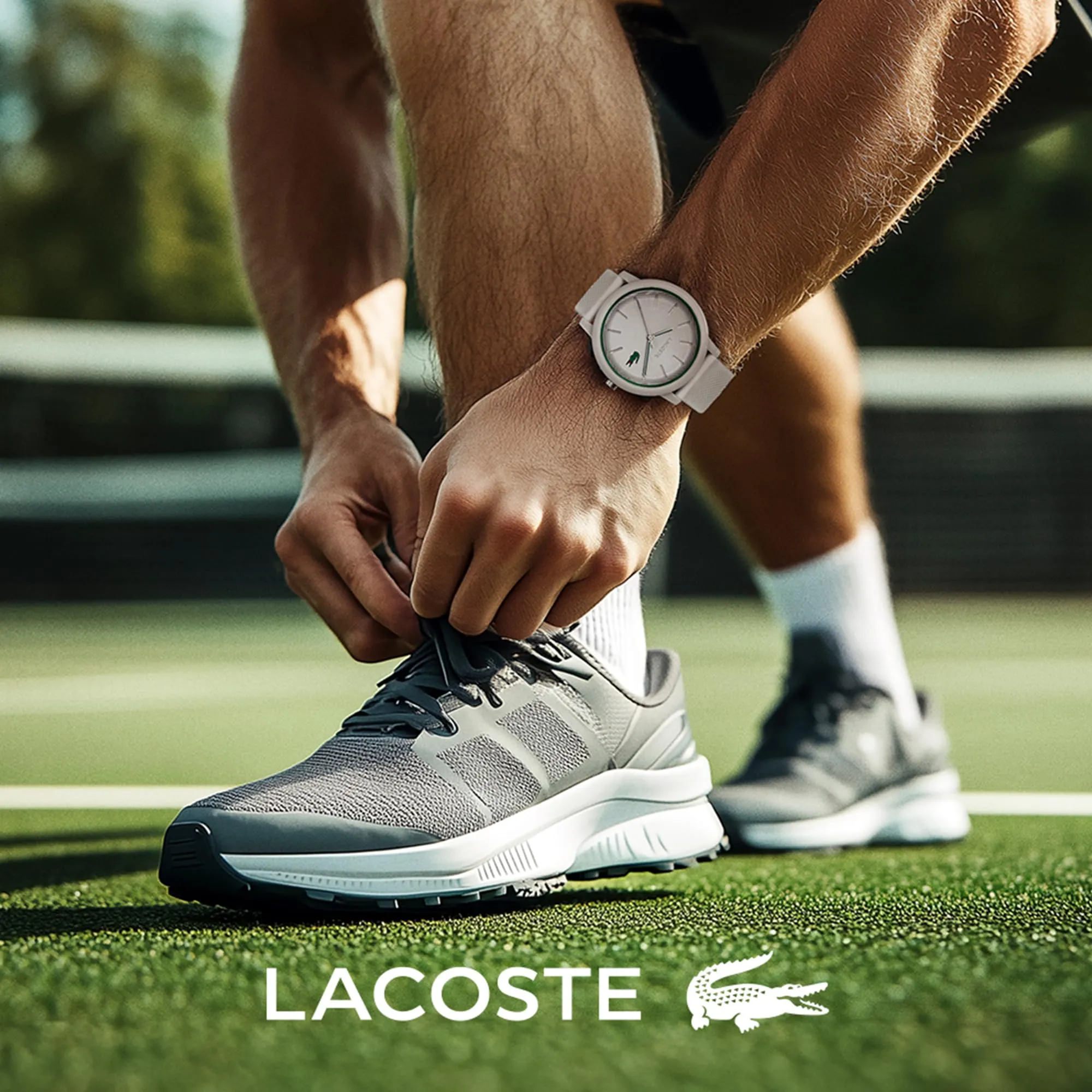 Lacoste 12.12 Orologio Analogico da Uomo con Cinturino in Silicone Bianco - 2011169 - immagine 4