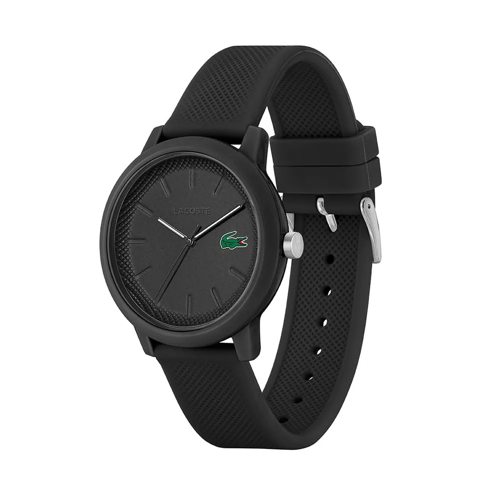 Lacoste 12.12 Orologio Analogico al Quarzo da Uomo con Cinturino in Silicone Nero - 2011171 - immagine 2