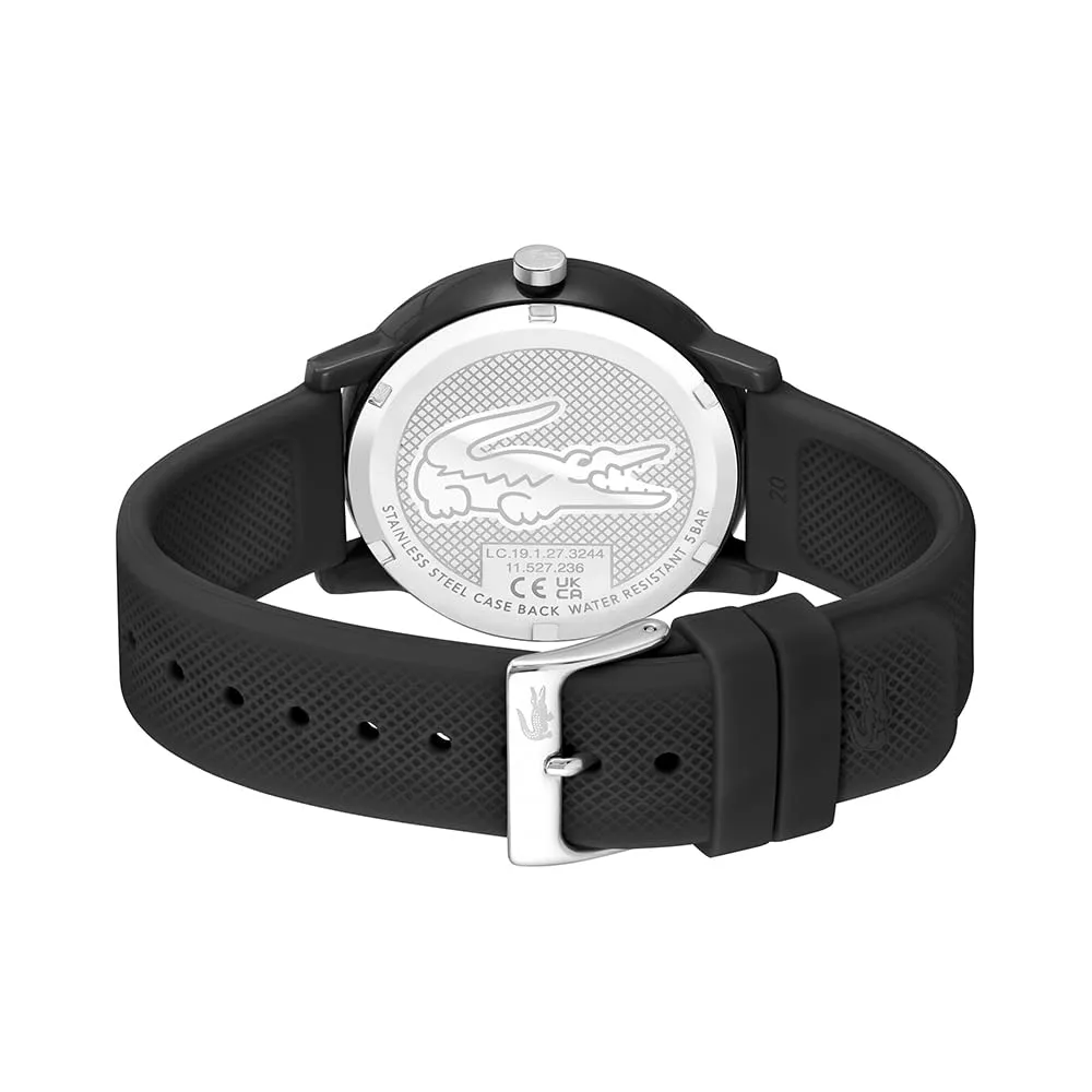 Lacoste 12.12 Orologio Analogico al Quarzo da Uomo con Cinturino in Silicone Nero - 2011171 - immagine 3