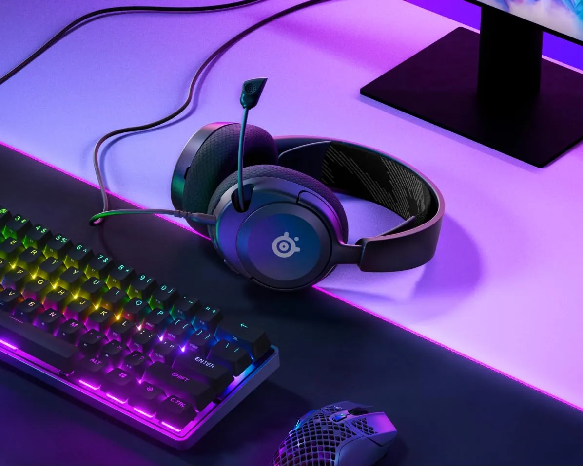 SteelSeries Arctis Nova 1 Cuffie da gaming PC, PS5, PS4, Switch, Xbox - Nero - immagine 2
