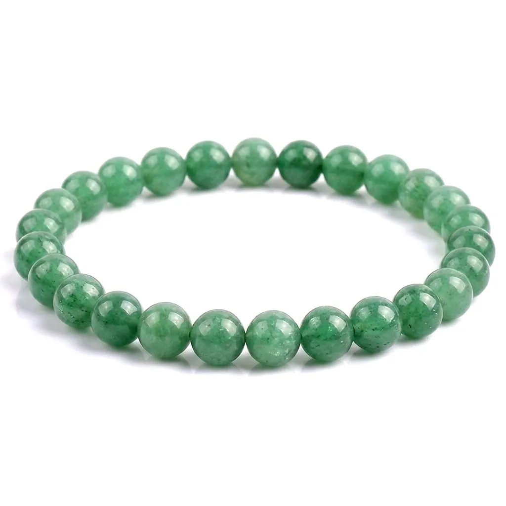 Generico Alchimia Bracciale Elastico in Avventurina 6 mm per Donna e Uomo - immagine 1