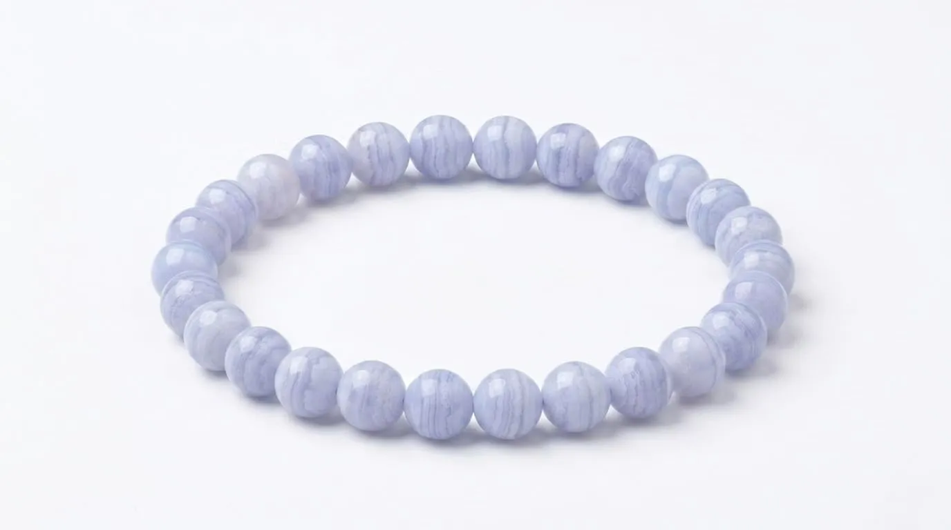 Alchimia Bracciale Unisex in Calcedonio 6 mm - immagine 3