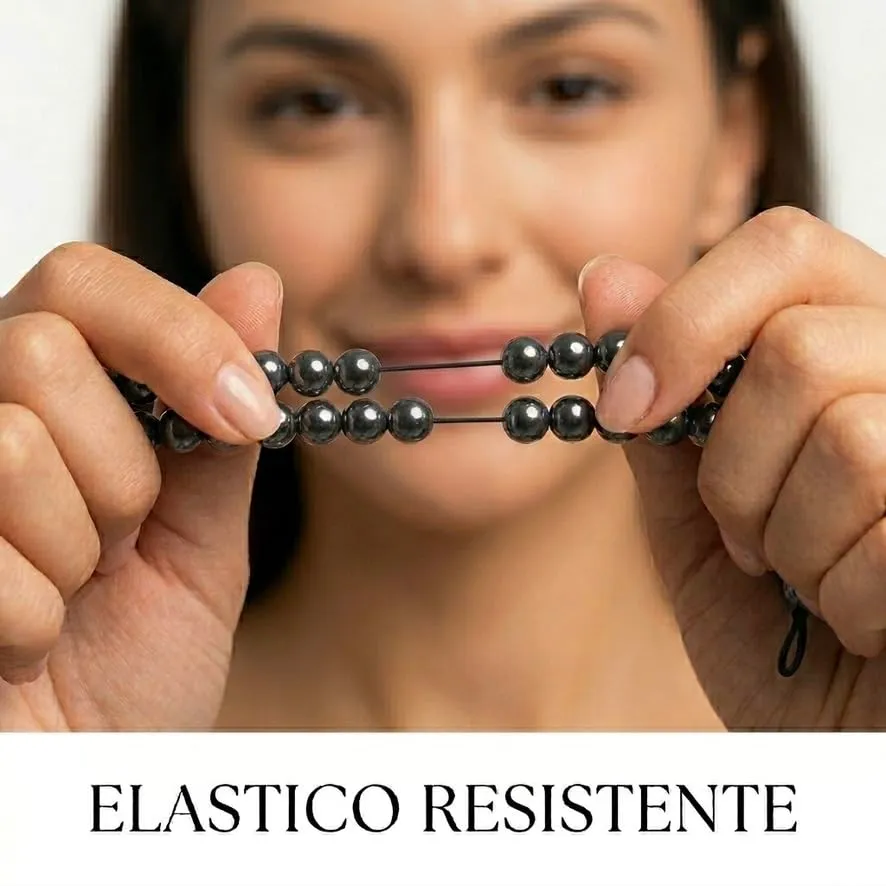 Alchimia Bracciale Elastico Unisex in Lepidolite 6 mm - immagine 4
