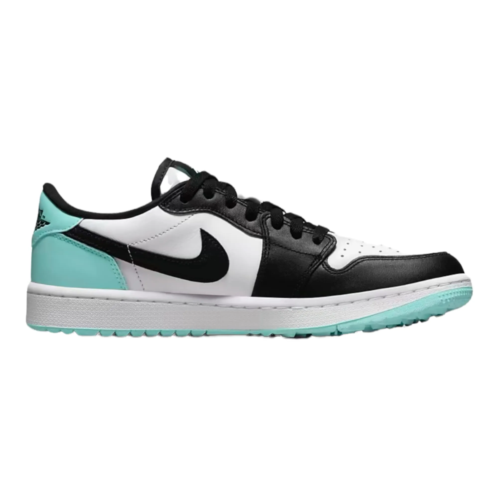 Nike Jordan 1 Low Scarpe da Golf da Uomo Bianco/Nero-Copa DD9315-114 46 EU - immagine 2