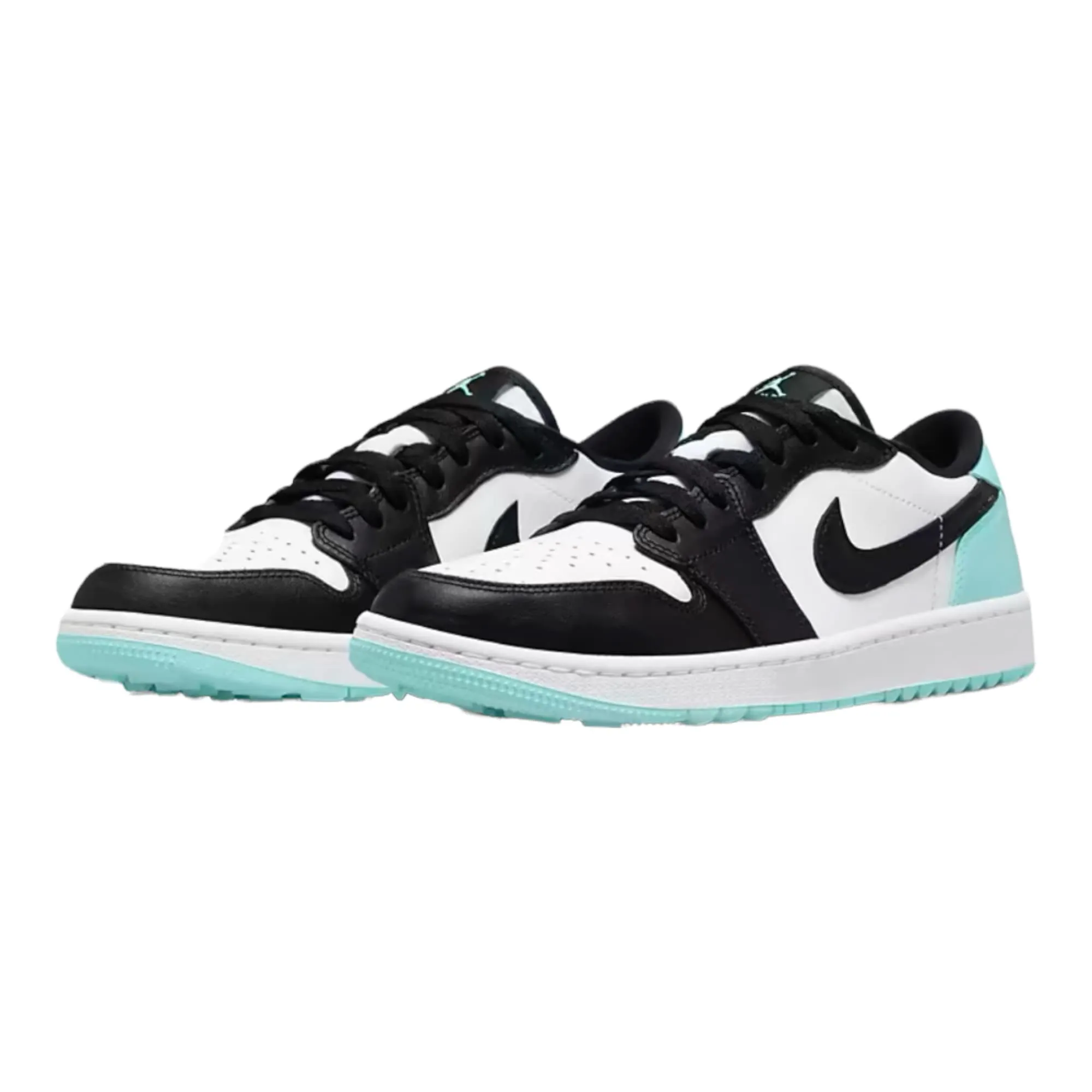 Nike Jordan 1 Low Scarpe da Golf da Uomo Bianco/Nero-Copa DD9315-114 46 EU - immagine 3