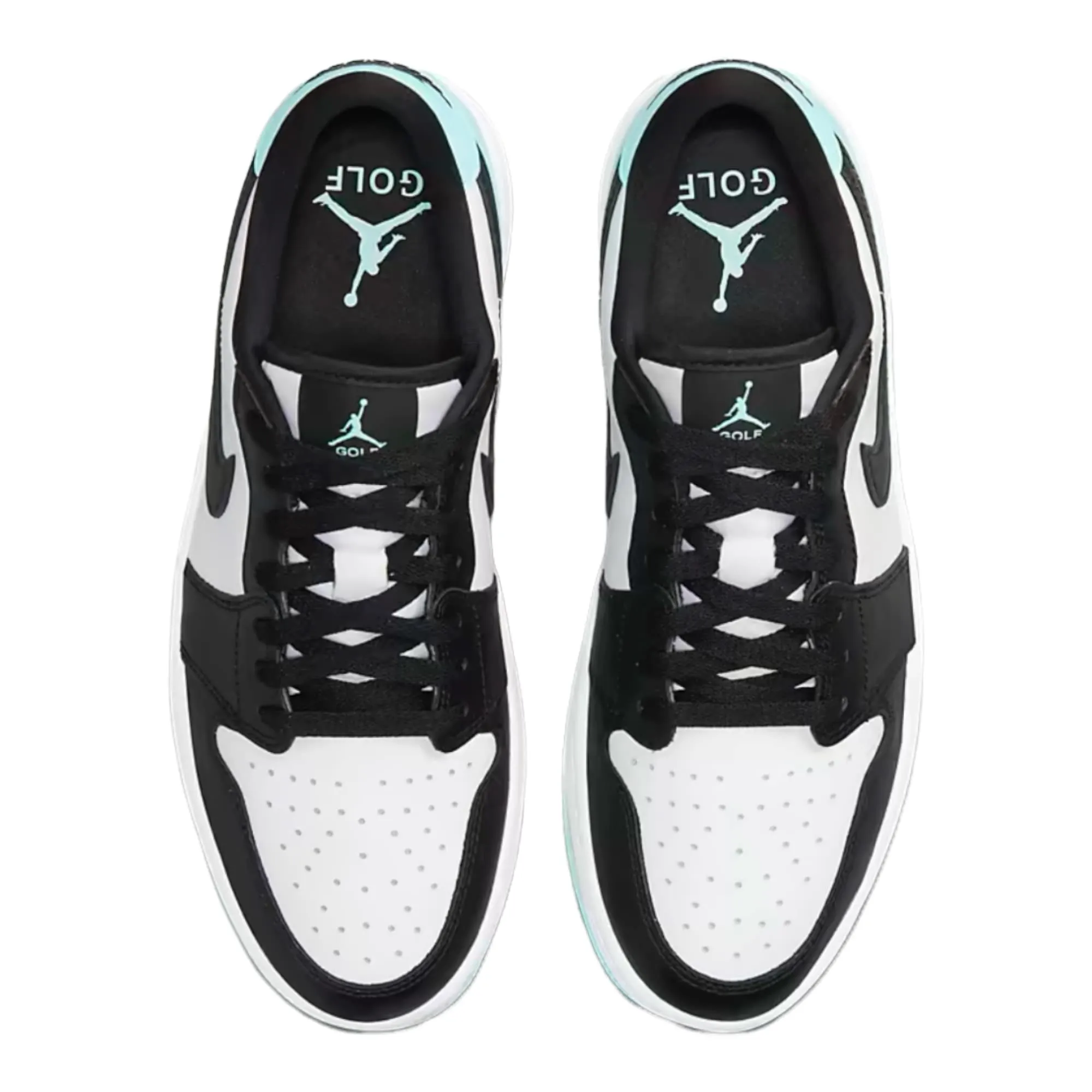 Nike Jordan 1 Low Scarpe da Golf da Uomo Bianco/Nero-Copa DD9315-114 46 EU - immagine 4