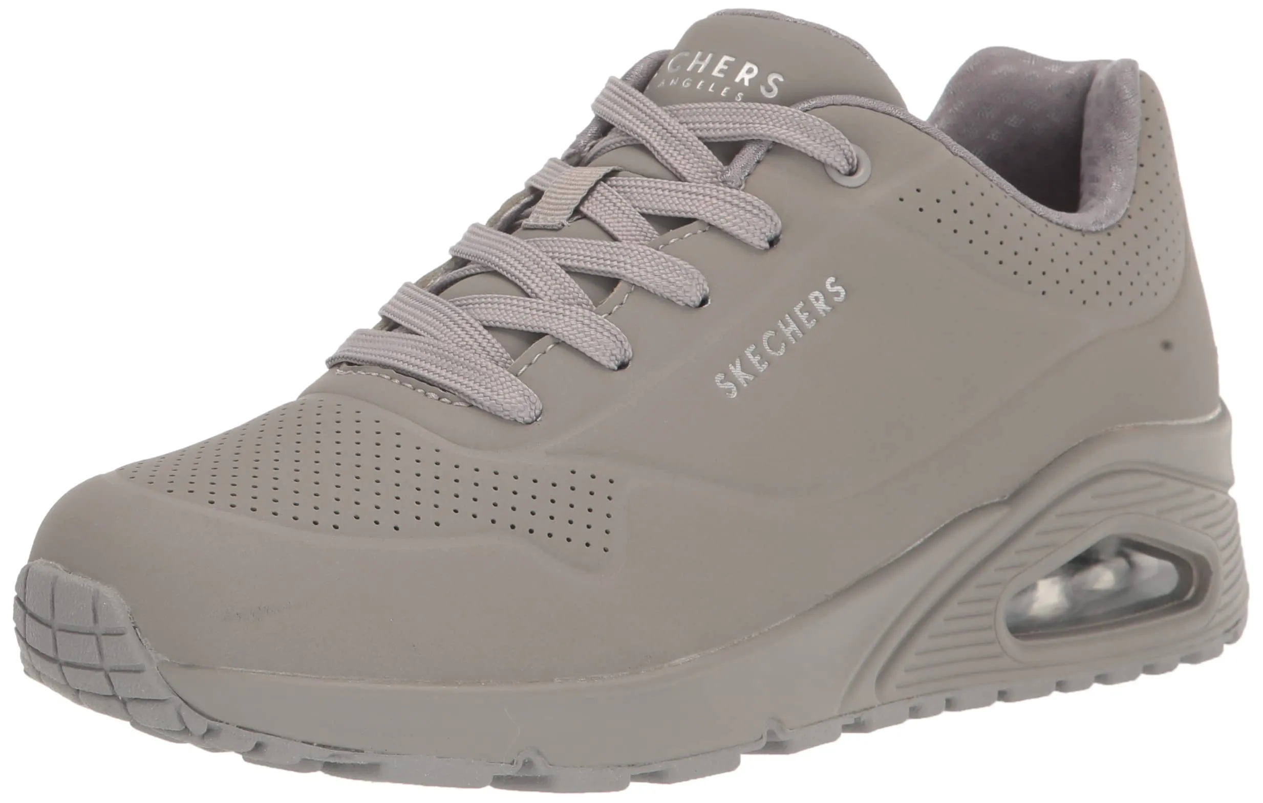 Skechers Uno Stand On Air Scarpe da ginnastica Donna, Gray Durabuck Mesh, 42 EU - immagine 1