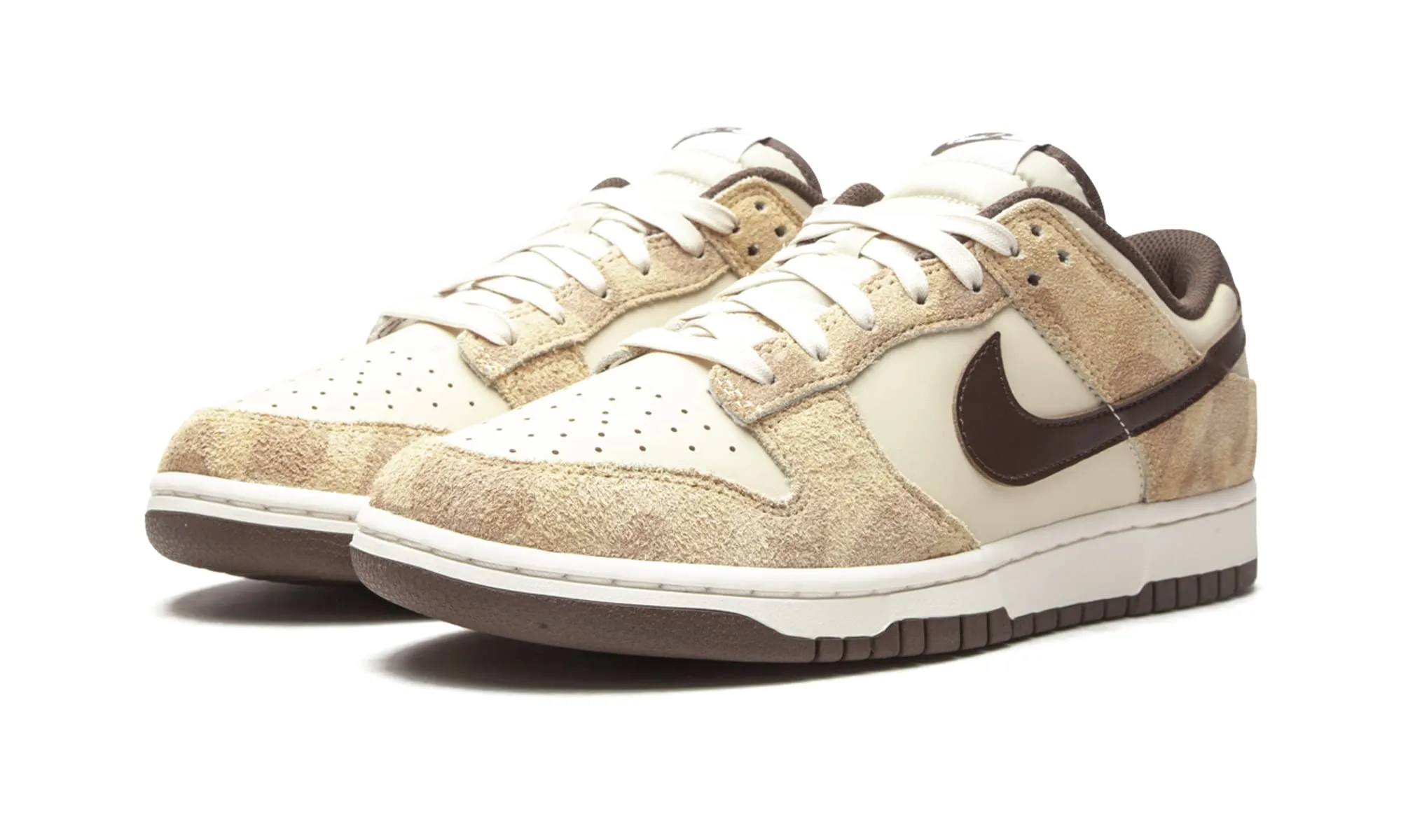 Nike Dunk Low Retro Uomo - Tela Marrone Barocco Spiaggia - 38.5 EU - immagine 2