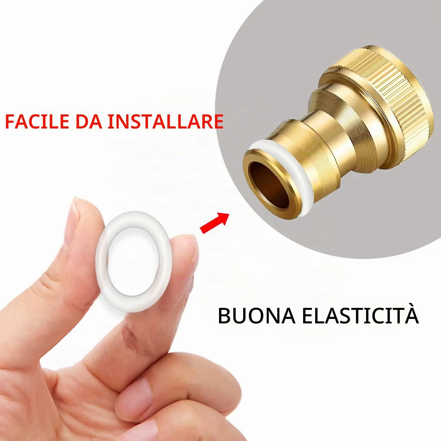 YIXISI Kit Assortimento O-ring in Silicone Bianco, 225 Pezzi 15 Misure - immagine 5