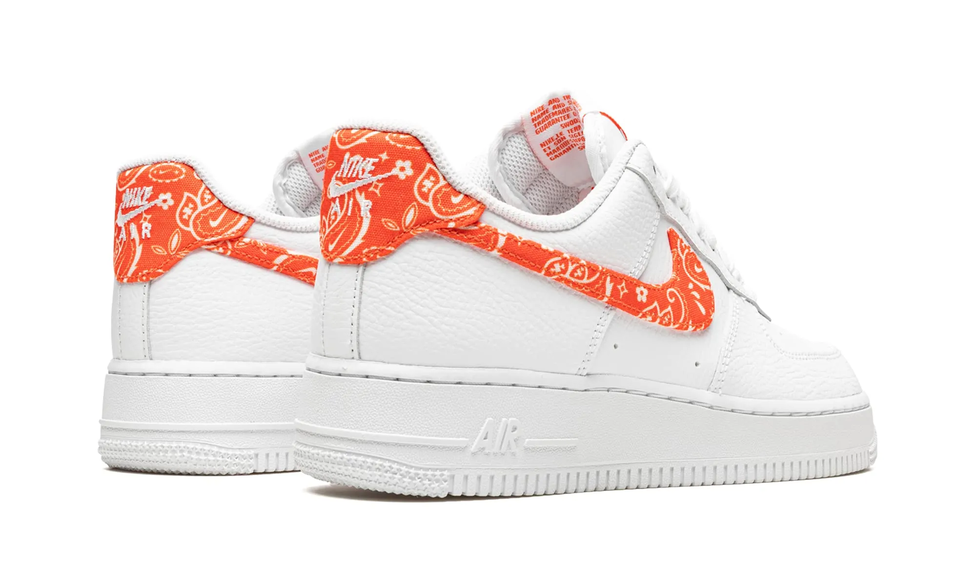 Nike Donna Moderno, Bianco/Arancio Rush, 43 EU - immagine 3